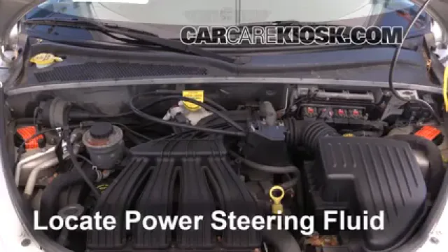 2008 Chrysler PT Cruiser Touring 2.4L 4 Cyl. Power Steering Fluid Add Fluid